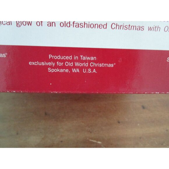 Old World Christmas Santa In Sleigh Light 10th Anniversary Edition Hand Painted - Picture 10 of 16